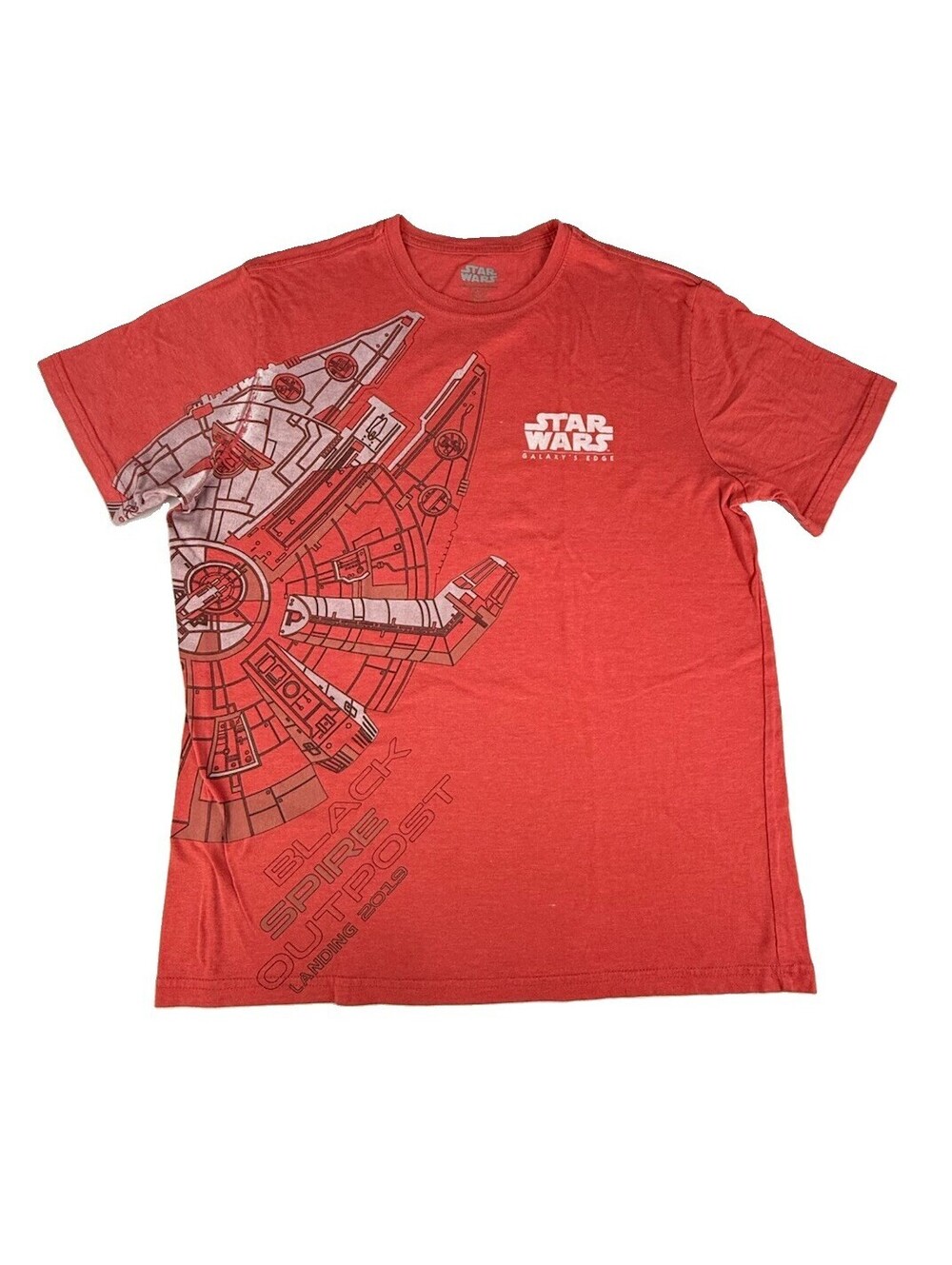 Disneyland Cast Member Star Wars 2019 Galaxy Edge Black Spire Outpost Shirt XL